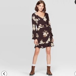 Women's Floral Wrap Dress